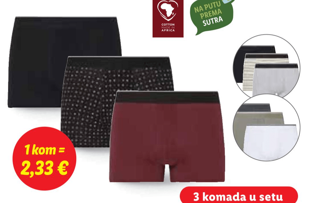 Bokserice 3 komada u setu