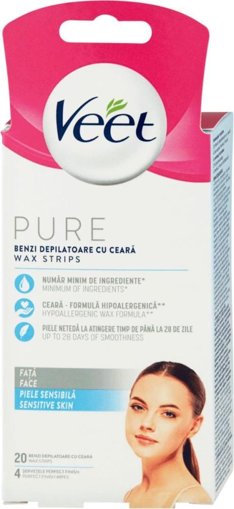 Trake za depilaciju lica pure 20 kom.