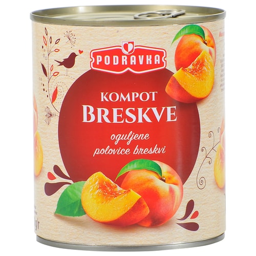 Kompot breskva 480 g Podravka