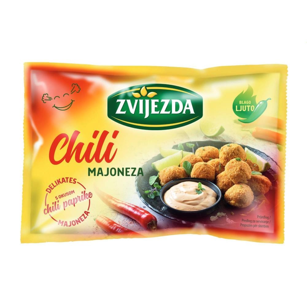 Chilli majoneza 85g Zvijezda