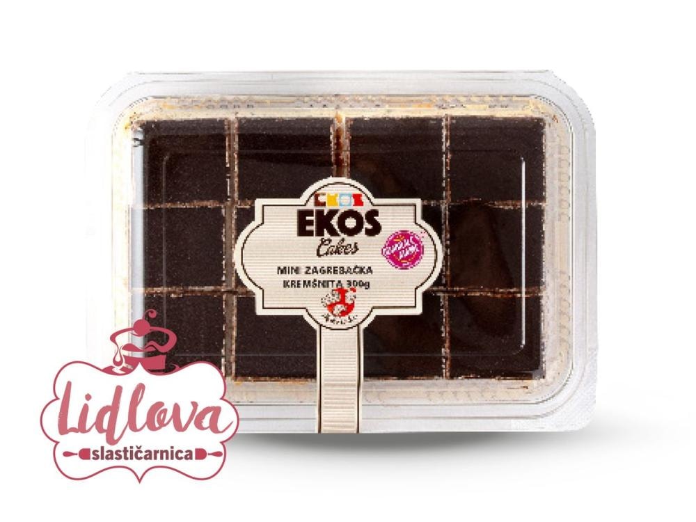 Svježa mini zagrebačka kremšnita 300 g