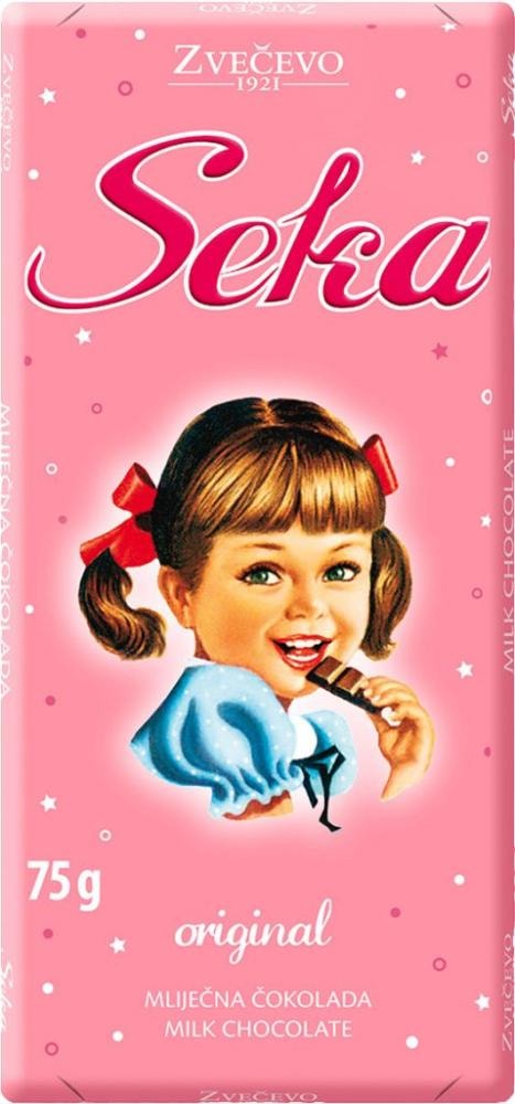 Čokolada seka, braco 3x75 g