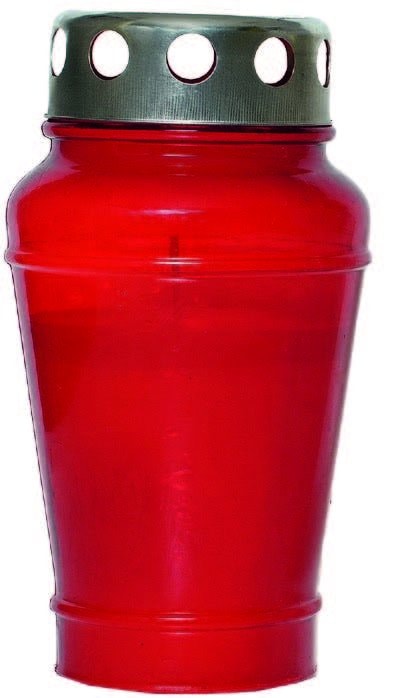 Nadgrobni lampion punjenje cca. 170 g, visina cca. 17,5 cm