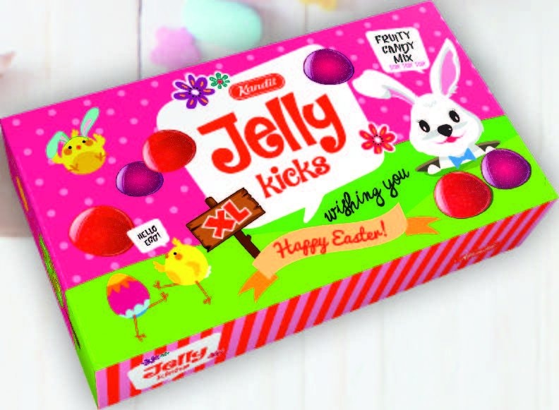 Bomboni jelly kicks 100 g Kandit