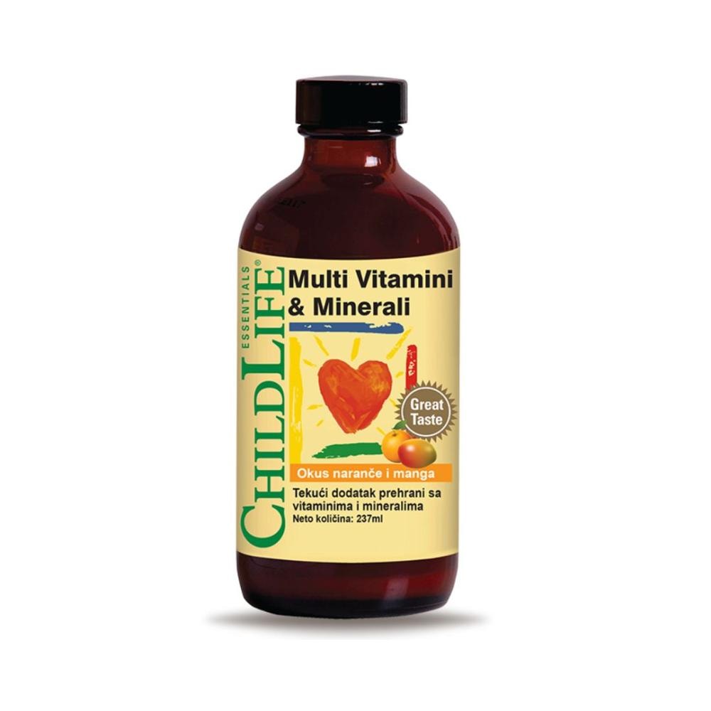 Multi vitamini i minerali 237 ml