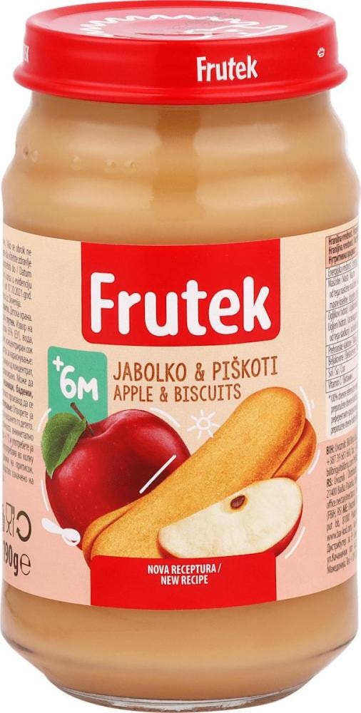 Voćna kašica od jabuke s kolačima 190 g