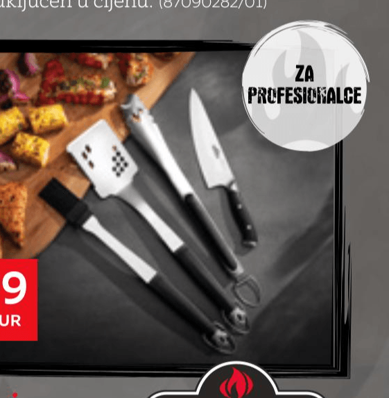 Pribor za roštilj 4-dijelni set