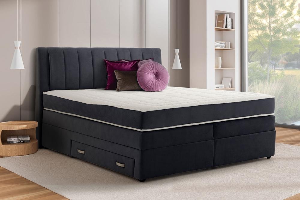 Boxspring krevet rose 160x200cm