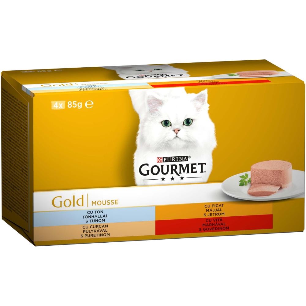 Gourmet gold mousse 4x85 g