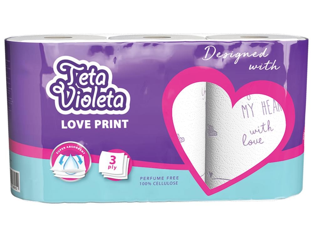 Papirnati ručnici 1 pak Violeta
