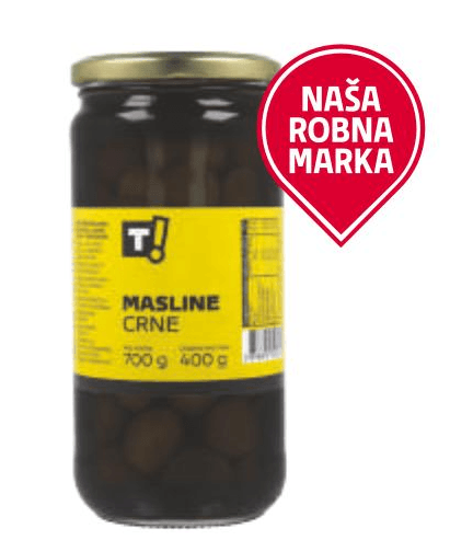 Masline crne 700 g