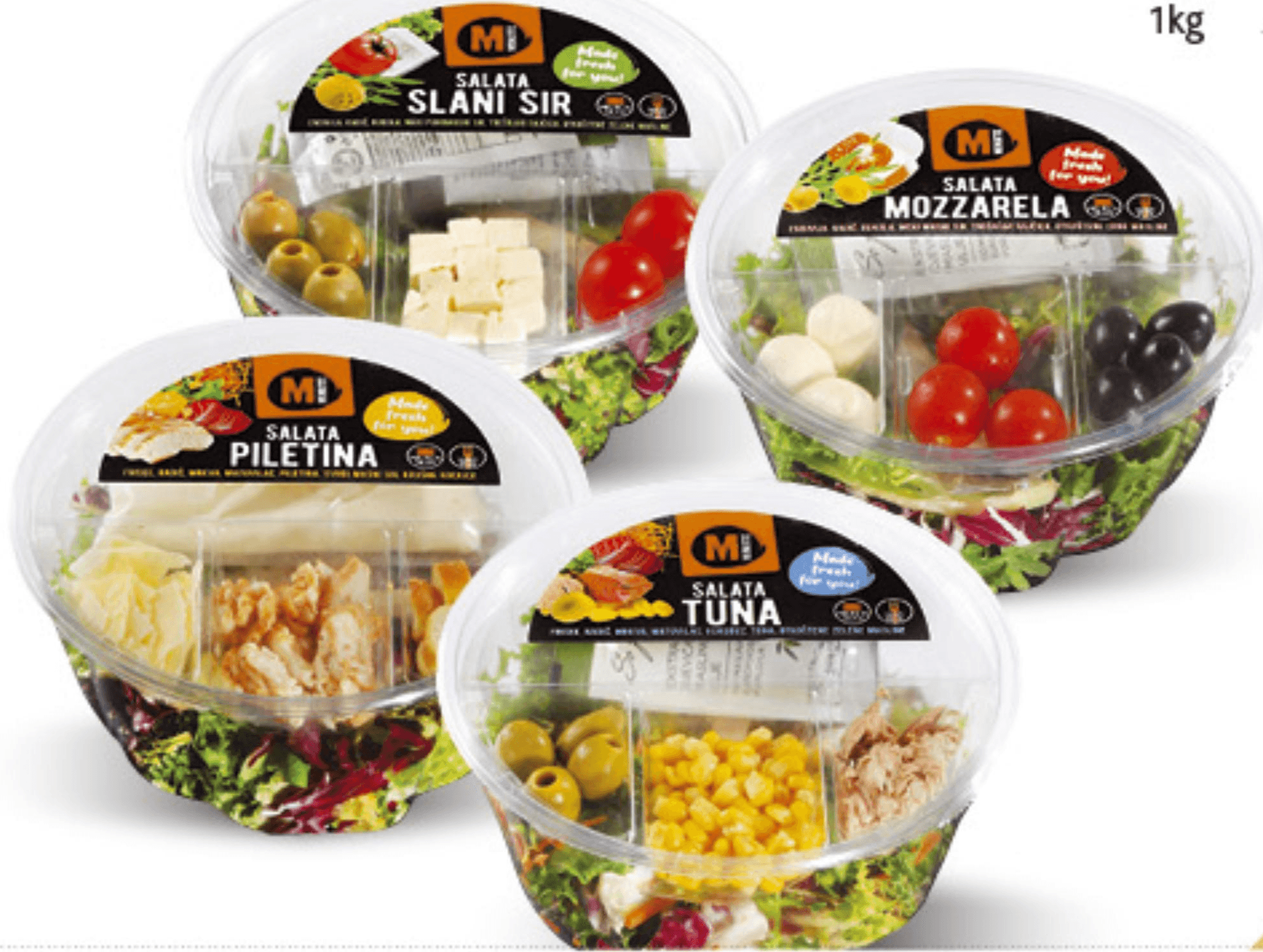 Minute salata 170g-180g