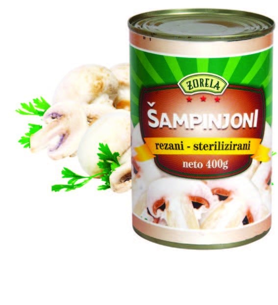 Šampinjoni rezani 200 g