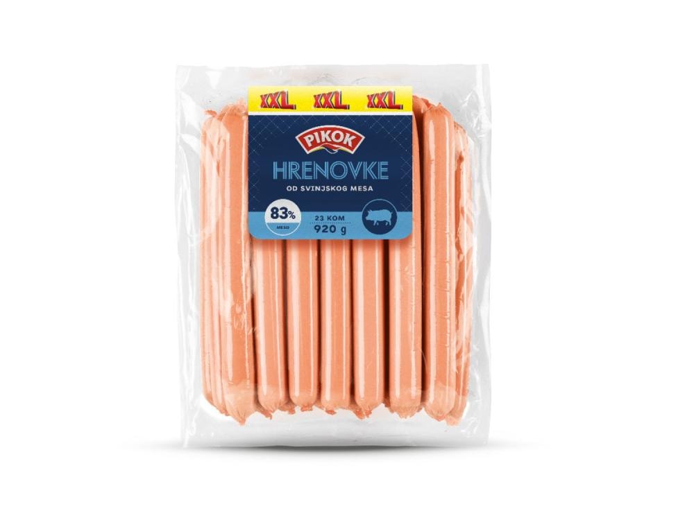 Hrenovke xxl 920 g
