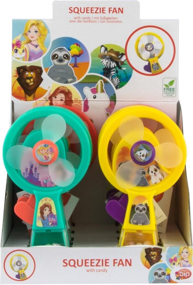 Ventilator s bombonima mix squeezy fan 5 g