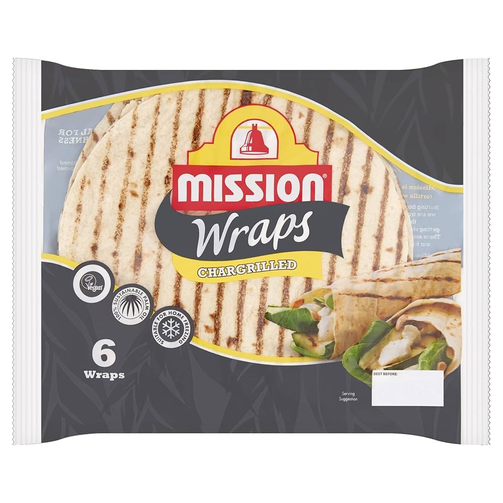 Mission wraps grilled 6 Wraps
