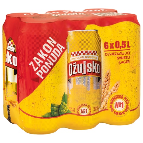 Svijetlo pivo 6x0,5 L