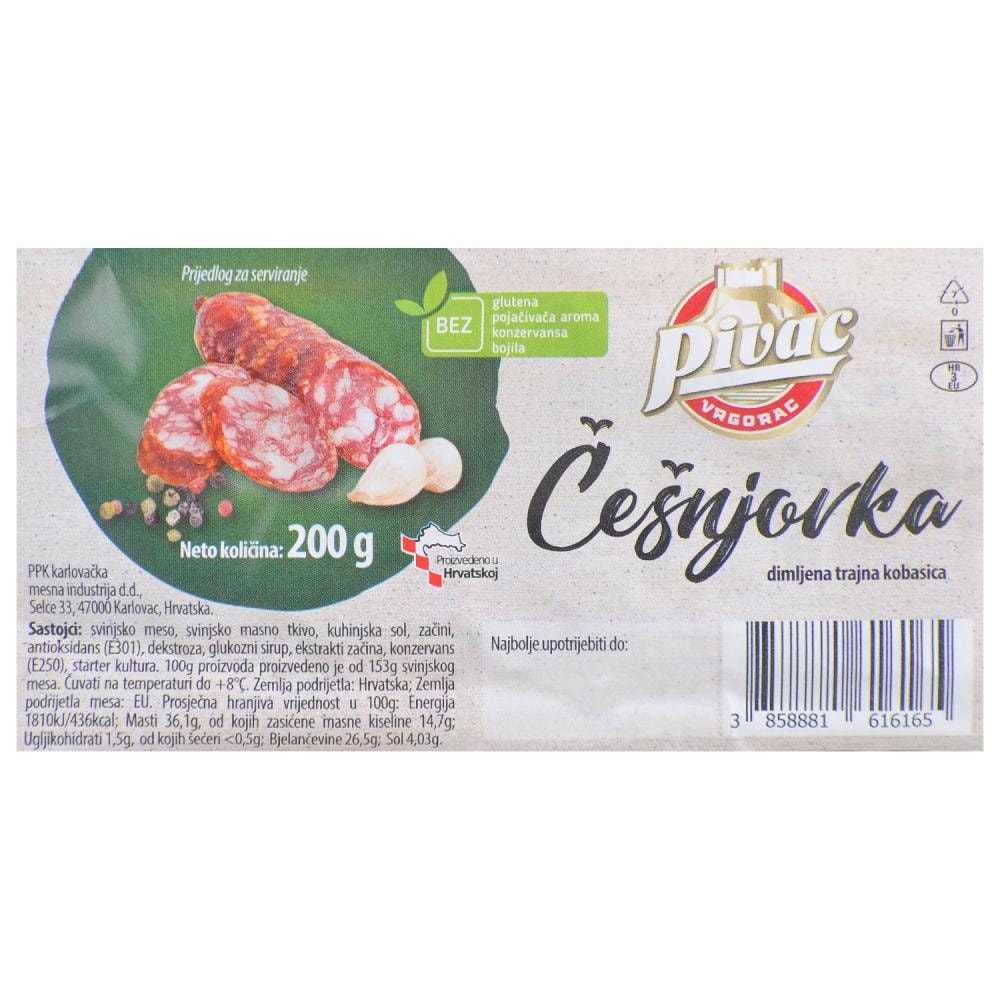Češnjovka 200g
