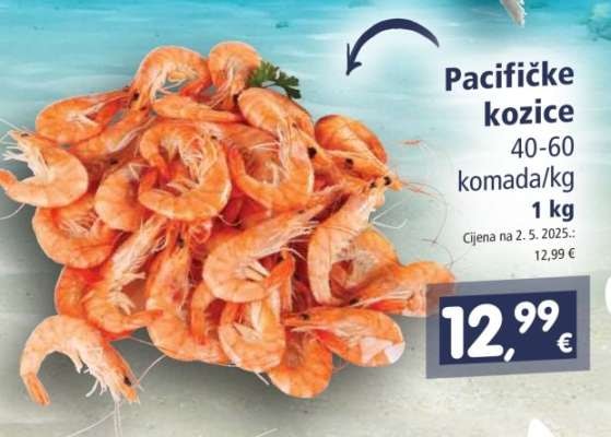 Pacifičke kozice 1 kg