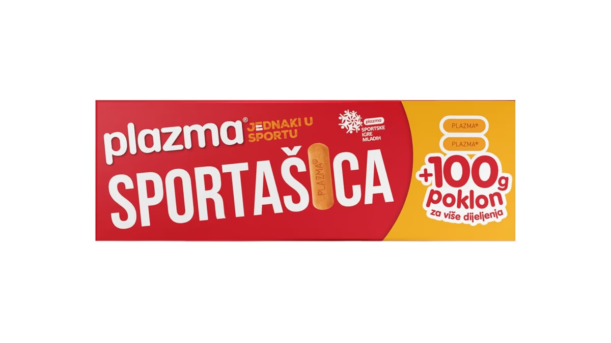 Keks plazma original sportašica 400g