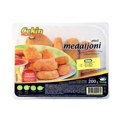 Panirani pileći medaljoni 200 g