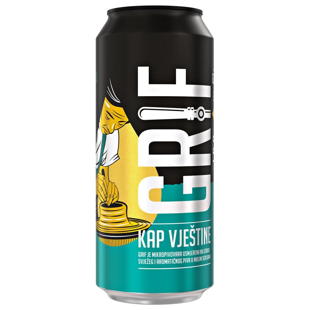 Craft pivo grif ipa limenka 0,5 L