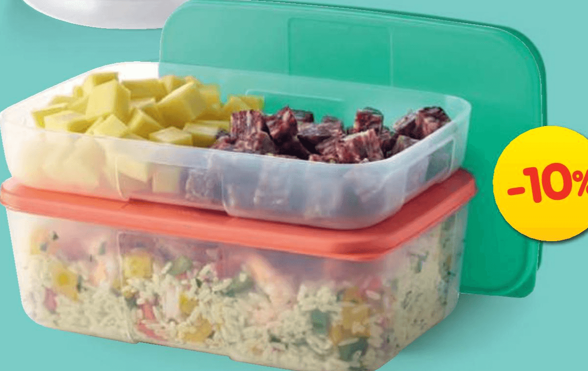 Set posuda s poklopcem fridgesmart 2 x pravokutna
