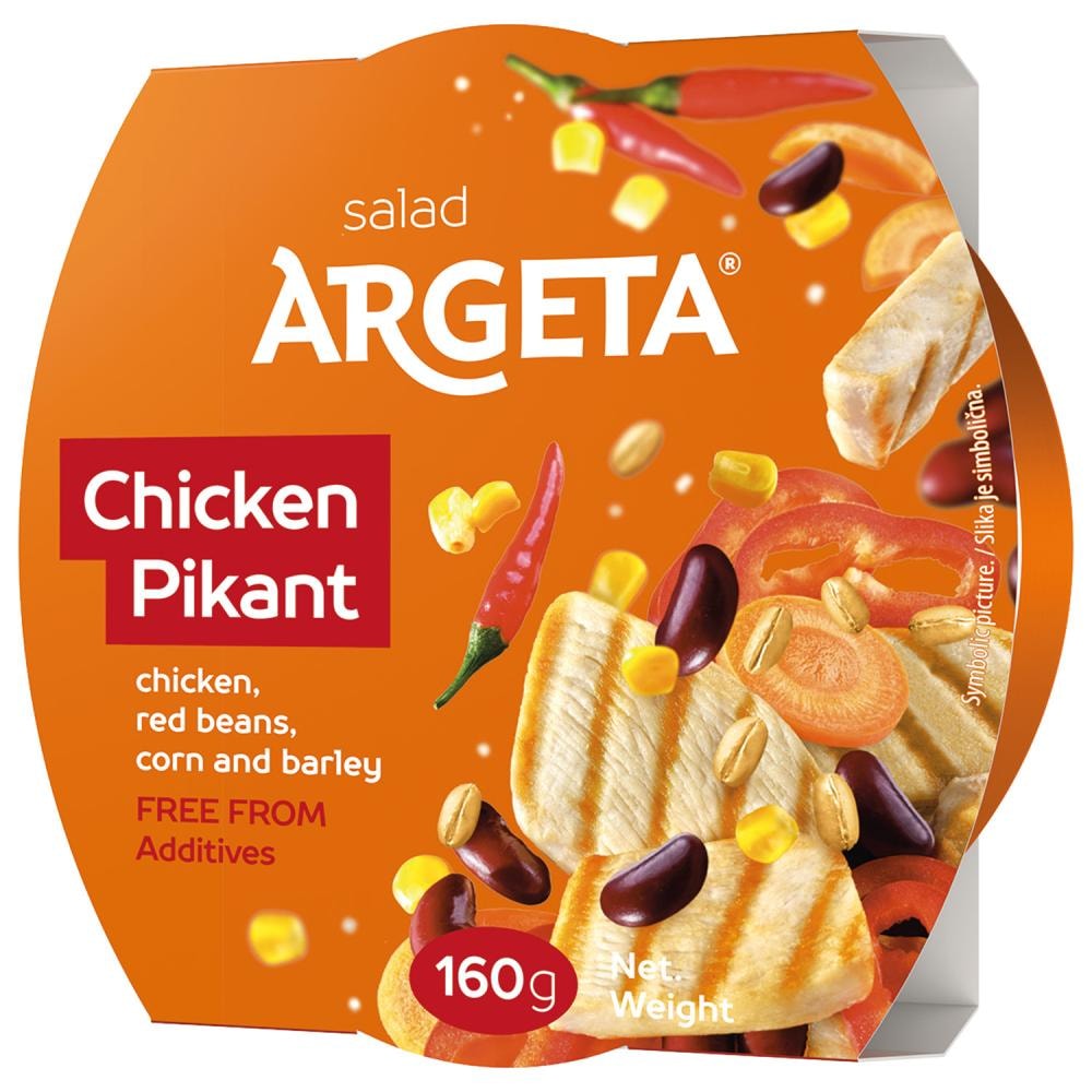 Salata argeta piletina pikant 160g