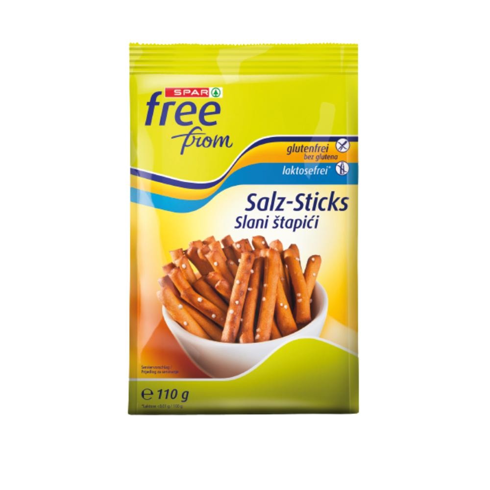 Slani štapići spar free from 110 g