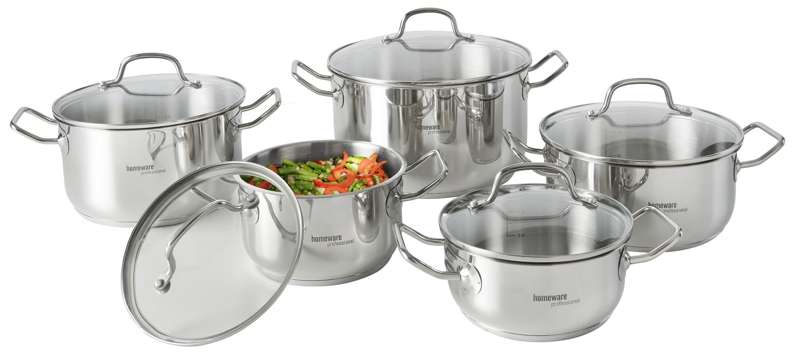 Set posuda za kuhanje 7-dijelni set