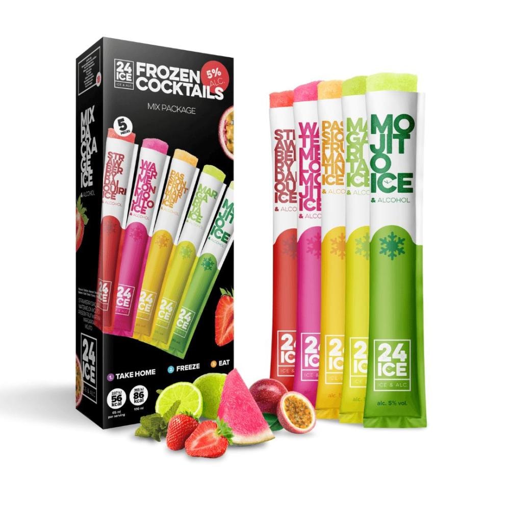 Cocktails mix za zamrzavanje 24h ice 5x65ml
