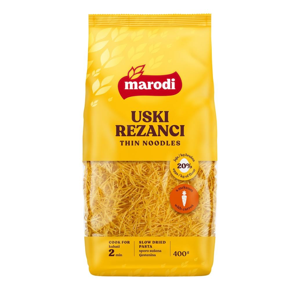 Uski rezanci s jajima mrkvom 400 g
