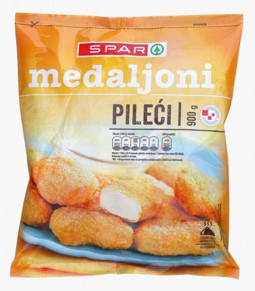 Panirani pileći medaljoni 900 g