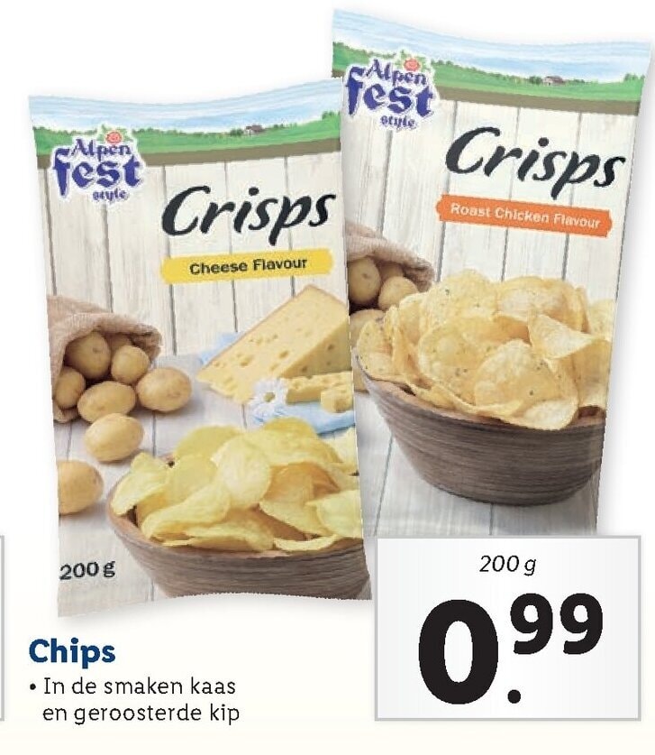 Čips 200 g