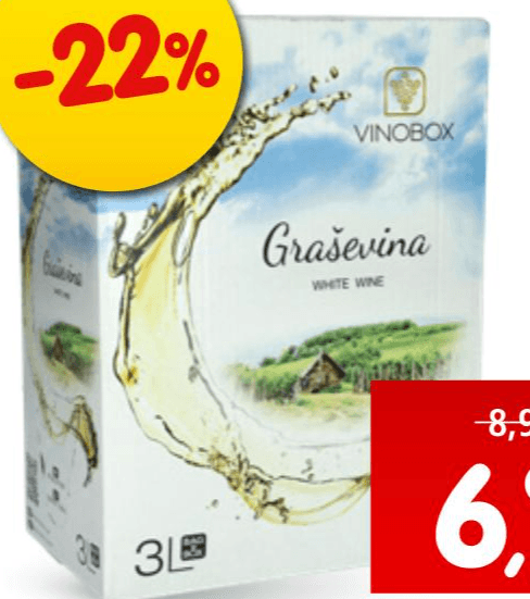 Vino graševina 3 L