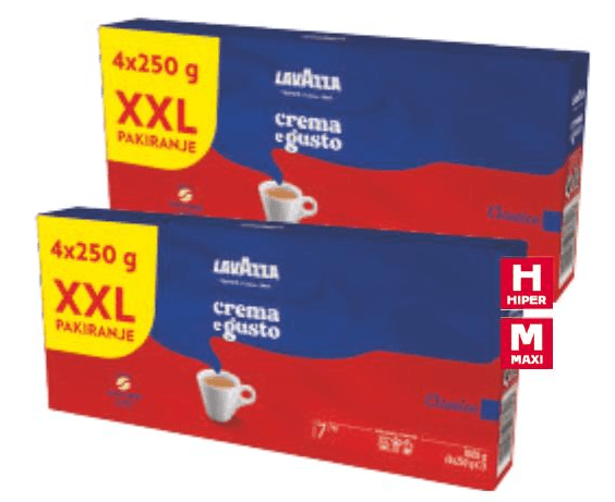 Mljevena kava 4 x 250 g