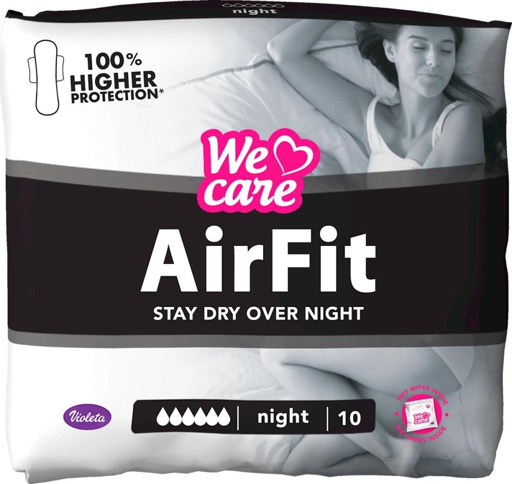 Higijenski ulošci airfit night 10 kom.