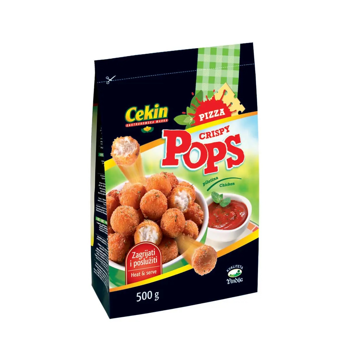 Okruglice pizza pops 500 g