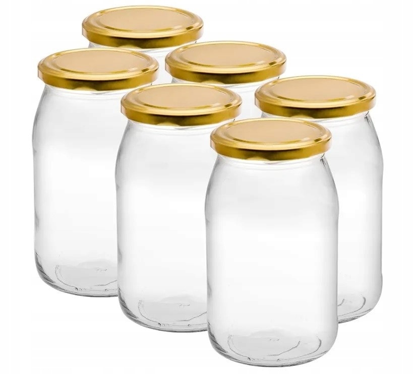 Staklenke sa zlatnim poklopcem 720 ml