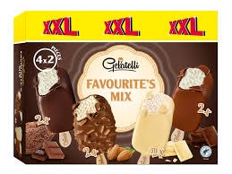Maxi mix sladoleda xxl 8 x 120 ml