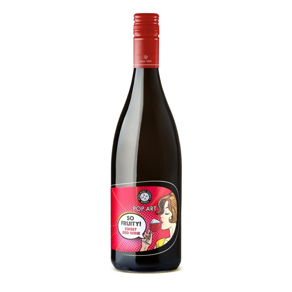 Vino slatko crveno pop art 0,75l