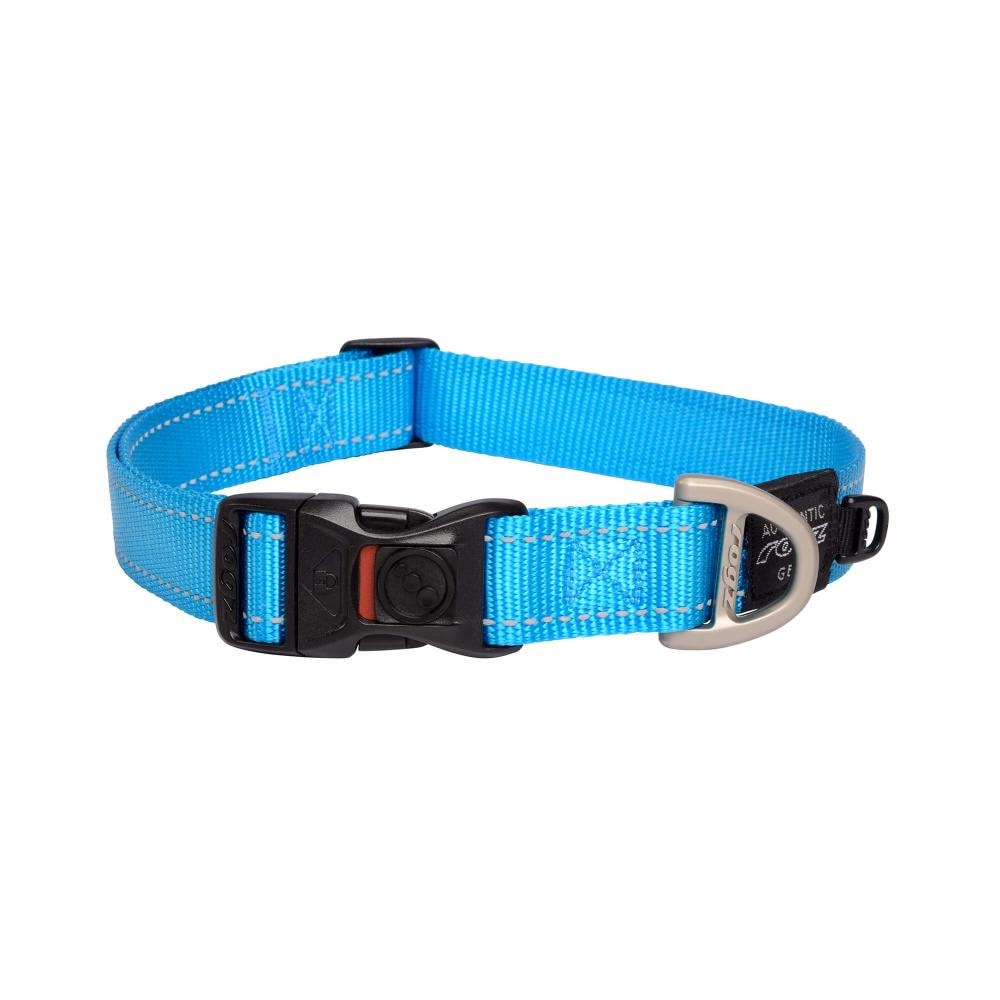 Ogrlica za pse reflective stiching 25 mm, XL