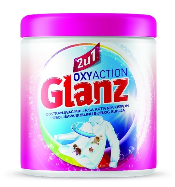 Sredstvo za odstranjivanje mrlja oxy action 2u1 600 g
