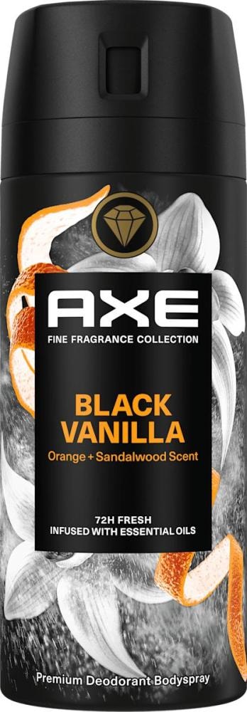 Deo sprej black vanilla 150 ml