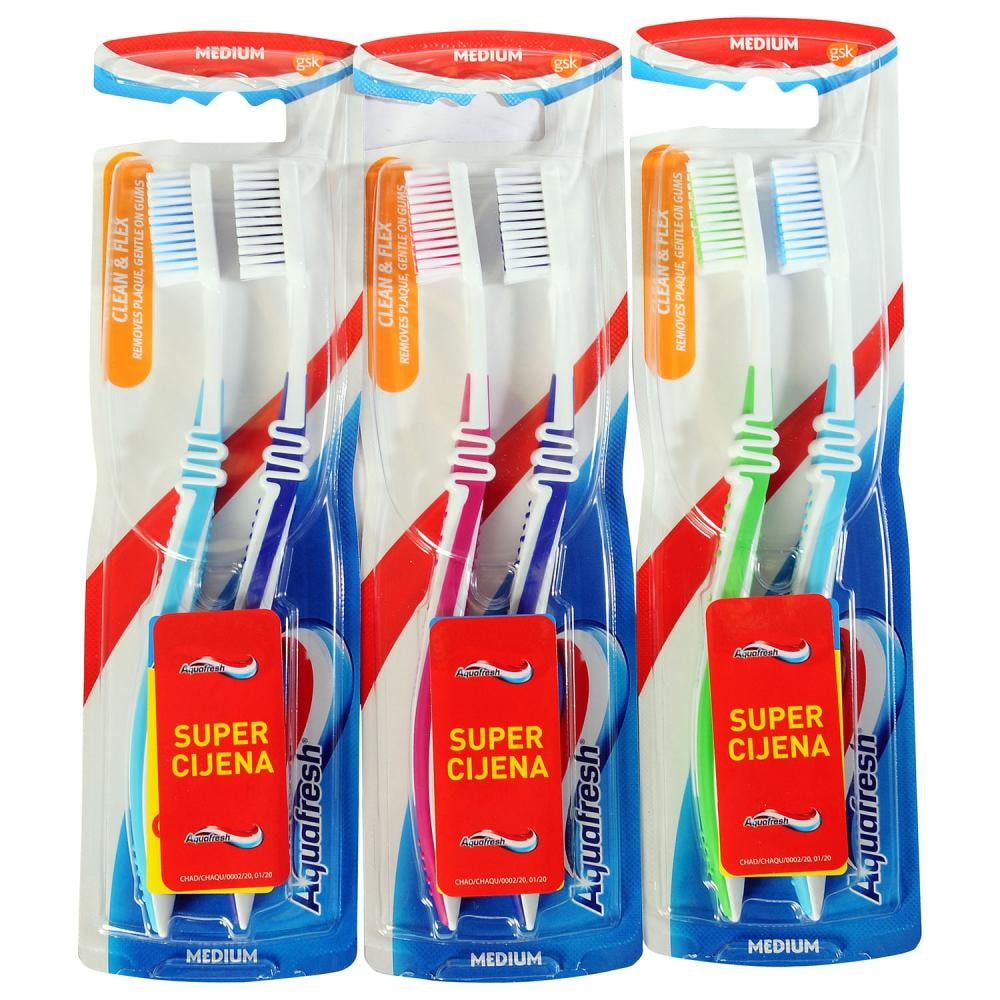Clean&flex četkica za zube 2 kom