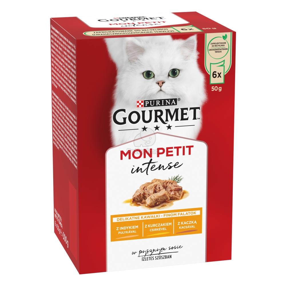 Gourmet mon petit mokra hrana za mačke 6x50 g