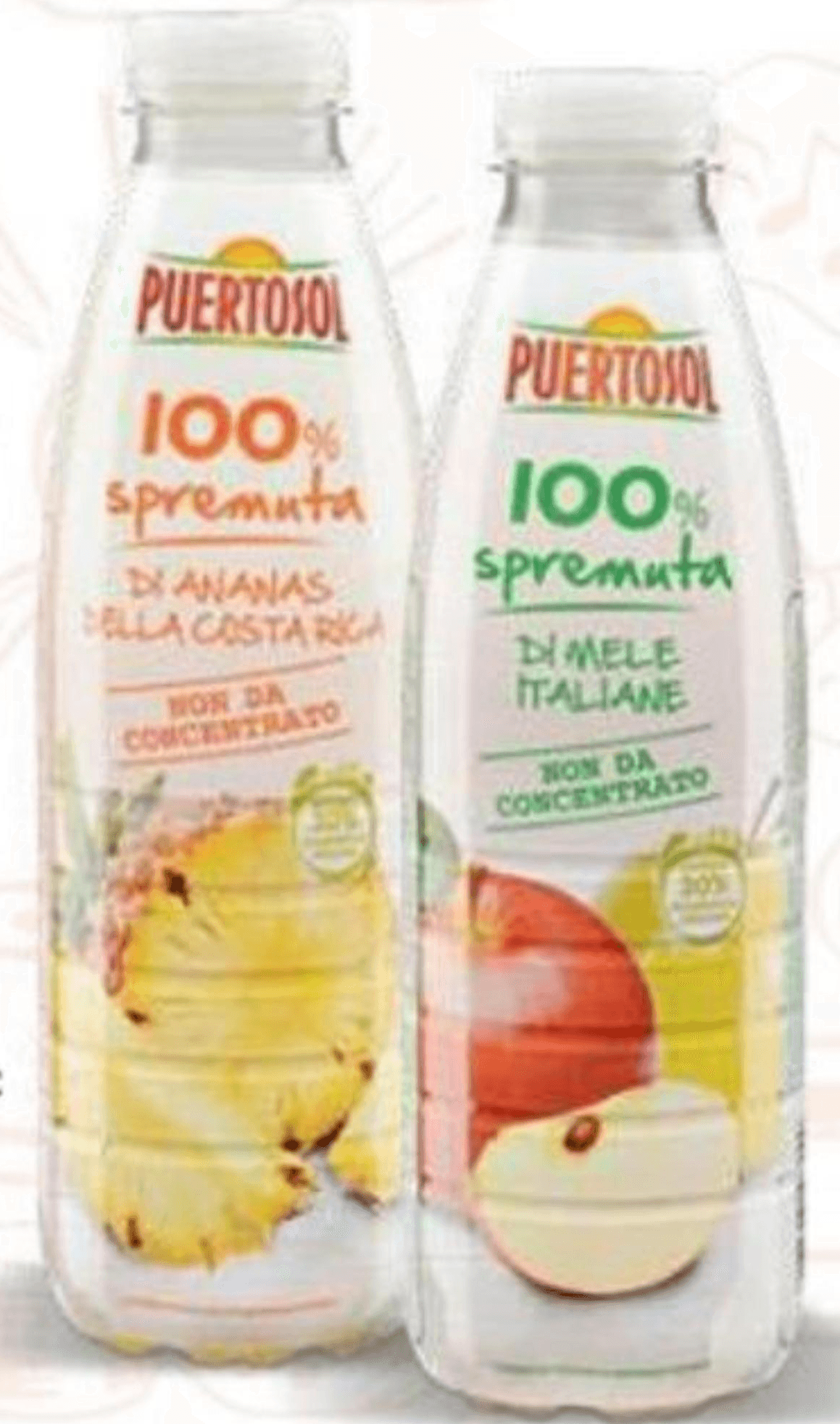 100% sok od ananasa/jabuke 750 ml