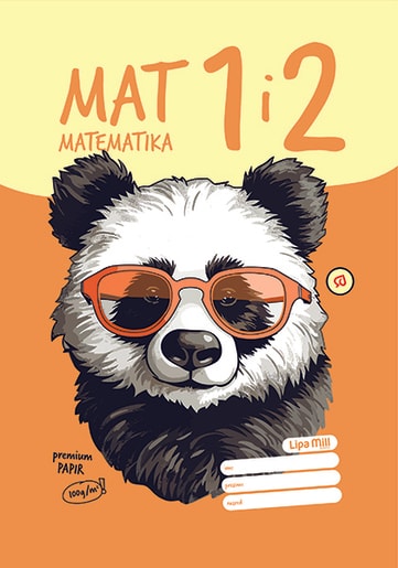 Premium matematika 1 i 2 ili pisanka c 24 lista B5 formata