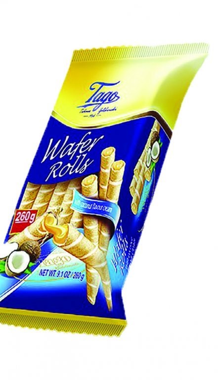 Rolice punjene kokosom, kakaom 150 g