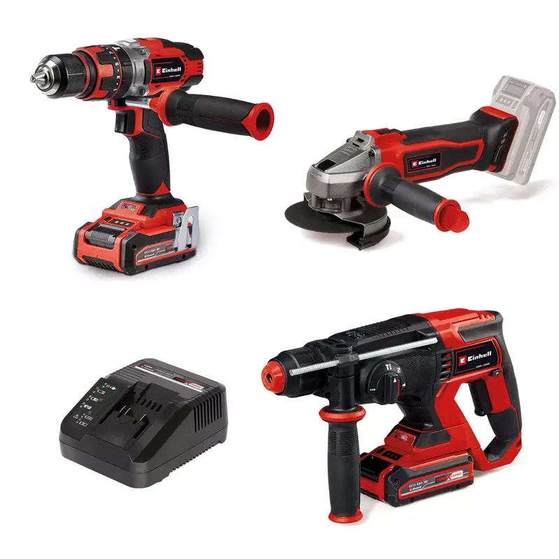 Set alata te-tk 18/3 li +2 (cd+ag+hd) Einhell